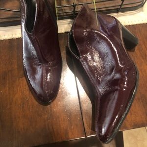 Ara luftpolster patent leather booties